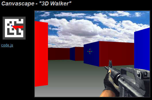 canvascape-3d-walker